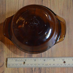 Vintage Fire King Amber Anchor Hocking 12 oz casserole dish
